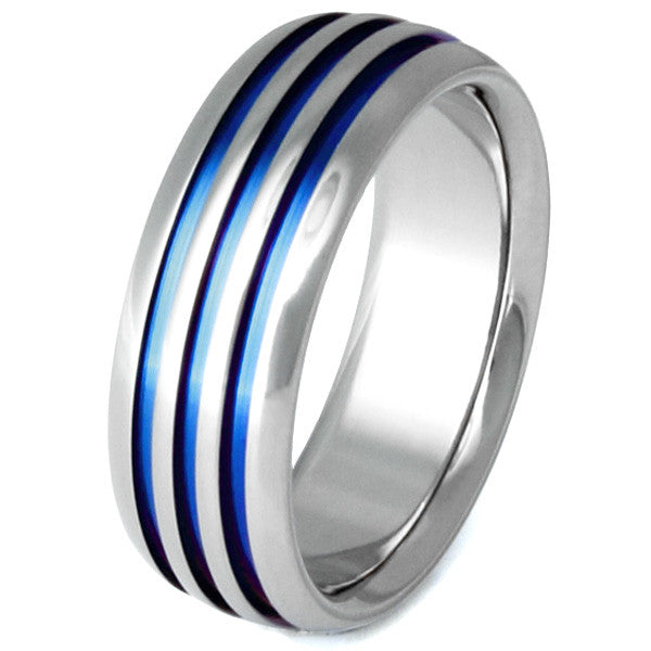 His Hers Sterling Silver CZ Bridal Wedding Band Engagement Ring Set Him Her  Thin Blue Line - Walmart.com