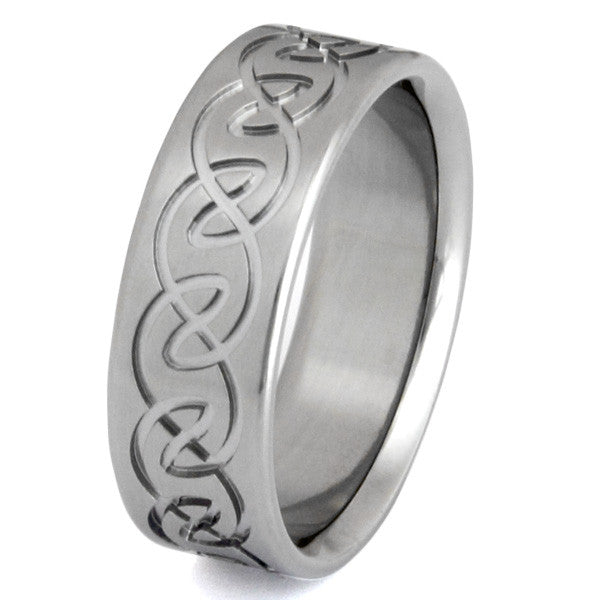 Platinum Diamond Claddagh Celtic Wedding Ring - Irish Jewelry | Irish Store  | Tipperary Irish Importer | Celtic Jeweler